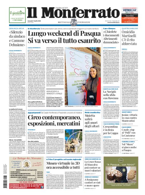 Il Monferrato - Edizione 27 del 07/04/2023